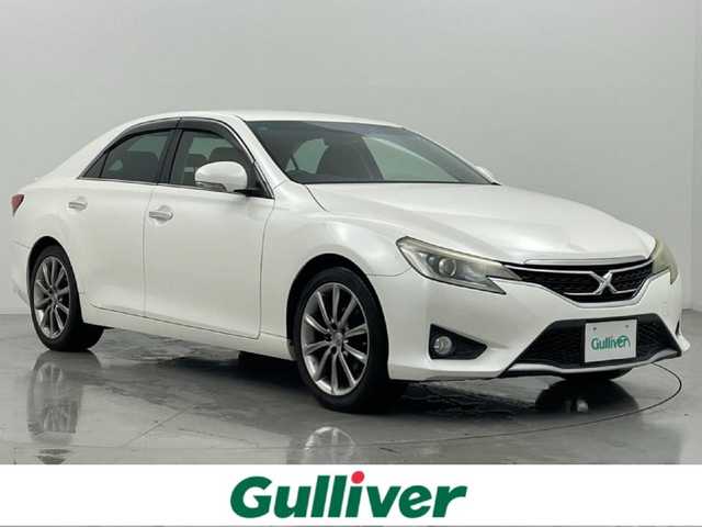 トヨタ マークＸ 250G Sパッケージ 熊本県 2013(平25)年 7.9万km ホワイトパールクリスタルシャイン 禁煙車　/純正ナビ（ＣＤ・ＤＶＤ・フルセグ・ＢＴ・ＳＤ）/バックカメラ　/ビルトインＥＴＣ　/クルーズコントロール　/運転席パワーシート/パドルシフト/純正フロアマット/純正１８インチAW/オートライト　/スマートキー　/プッシュスタート　/スペアキー１本