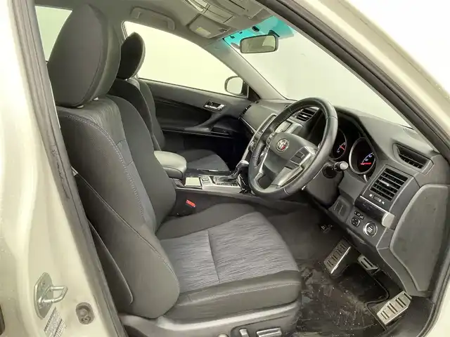 トヨタ マークＸ 250G Sパッケージ 熊本県 2013(平25)年 7.9万km ホワイトパールクリスタルシャイン 禁煙車　/純正ナビ（ＣＤ・ＤＶＤ・フルセグ・ＢＴ・ＳＤ）/バックカメラ　/ビルトインＥＴＣ　/クルーズコントロール　/運転席パワーシート/パドルシフト/純正フロアマット/純正１８インチAW/オートライト　/スマートキー　/プッシュスタート　/スペアキー１本