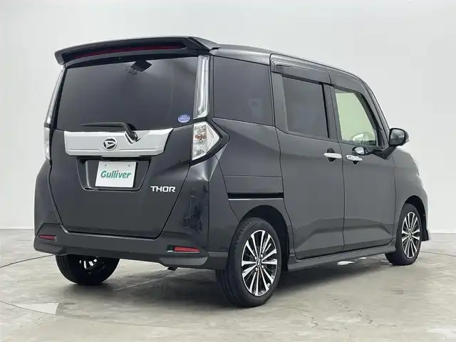 ダイハツ トール カスタムG ターボ 埼玉県 2020(令2)年 2.8万km ブラックマイカメタリック 社外１０インチナビ　パノラミックビューモニター　スマートアシスト３　アダクティブクルーズコントロール　両側パワースライドドア　ドライブレコーダー　ビルトインＥＴＣ　ＬＥＤライト　純正アルミ　ＴＶ