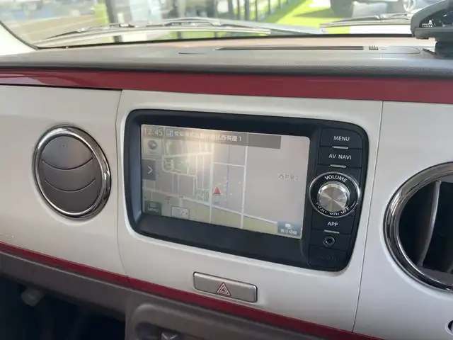 スズキ ラパン ショコラ G 愛知県 2015(平27)年 9.7万km Ｌグリーン 純正メモリナビ/ワンセグテレビ/バックカメラ/レザーシート/本革ステアリング/HIDヘッドライト/スマートキー/プッシュスタート/純正フロアマット/アルミホイール/パワーステアリング/パワーウィンドウ