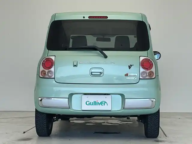 スズキ ラパン ショコラ G 愛知県 2015(平27)年 9.7万km Ｌグリーン 純正メモリナビ/ワンセグテレビ/バックカメラ/レザーシート/本革ステアリング/HIDヘッドライト/スマートキー/プッシュスタート/純正フロアマット/アルミホイール/パワーステアリング/パワーウィンドウ
