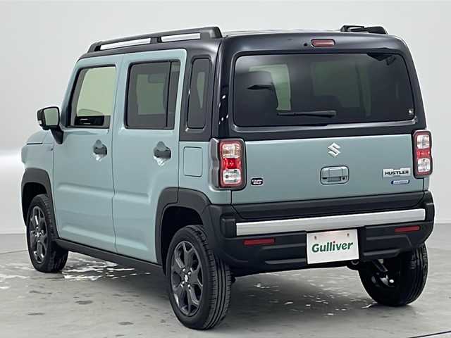 スズキ ハスラー タフワイルド 熊本県 2024(令6)年 0.1千km オフブルーメタリック/ブラック 2トーン スズキ キコネクト対応メモリーナビ/・すれ違い支援機能/・9インチHDディスプレイ/・地デジTV/・DVD/CD/・スマートフォン連携機能/・USBソケット/・GPSアンテナ / TV用ガラスアンテナ/・全方位モニター用カメラ（フロント / サイド / リア）/・ハンズフリーマイク/・SOSボタン/セーフティサポート（予防安全技術）/・デュアルカメラブレーキサポート/・誤発進抑制機能/・車線逸脱抑制機能/・車線逸脱警報機能/・ふらつき警報機能/・先行車発進お知らせ機能/・アダプティブクルーズコントロール/・ハイビームアシスト/・標識認識機能/・後退時ブレーキサポート/・後方誤発進抑制機能/LEDヘッドライト/スマートキー/純正15インチAW/シートヒーター