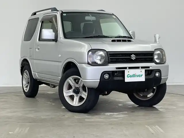 スズキ ジムニー XC 新潟県 2014(平26)年 7.3万km シルキーシルバーメタリック 社外ナビ（CN-RA03D)/フルセグTV/DVD再生機能/Bluetooth/ドライブレコーダー/ETC/リモコンキー/純正フロアマット/ルーフレール/背面タイヤ/レーダー探知機