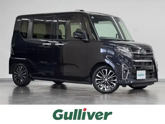 ダイハツ タント カスタム RS 三重県 2019(令1)年 4.1万km パールブラック ガソリン・ターボ/FF/インパネCVT/純正 9インチナビ NSZN-Y69DS/（CD/DVD/FM/AM/TV/MEMORY MUSIC/SD/Bluetooth/USB/HDMI/ドラレコ）/バックカメラ/両側パワースライドドア/ドライブレコーダー 前方/ETC/スマートアシスト3/・衝突回避支援ブレーキ機能（対車両・対歩行者）/・衝突警報機能（対車両・対歩行者）/・ブレーキ制御付誤発進抑制機能（前方・後方）/・レーダークルコン/・レーンキープコントロール（LKC）ステアリングアシスト/・車線逸脱抑制制御機能/・車線逸脱警報機能/・コーナーセンサー（フロント2個／リヤ2個）/・標識認識機能（進入禁止）/・先行車発進お知らせ/装備/・ハーフレザーシート/・シートヒーター（D/N）/・オートエアコン/・オートライト/・オートハイビーム/・LED ヘッドランプ＋サイドビューランプ＋フロントフォグランプ/・運転席ロングスライド機能/・ステアリングスイッチ/・充電用USBジャック（タイプA・運転席側）/・プッシュスタート/・純正15inAW/・スマートキーx2/・保/取/ナビ取/など
