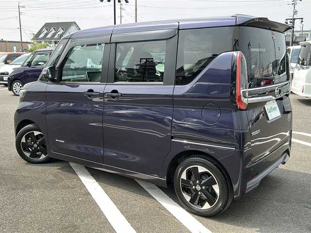 日産 ルークス HWS X プロパイロットED 岐阜県 2021(令3)年 1.5万km アメジストパープル 純正ＳＤナビ　/全周囲カメラ　/両側パワースライドドア/コーナーセンサー前後　/オートライト　/ドラレコ前後　/ＬＥＤヘッドライト　/プロパイロット　/スマートキー　/純正アルミホイール　/ＥＴＣ　/純正フロアマット　/ベンチシート/プッシュスタート/スペアキー1本/Blue tooth接続/CDチェンジャー/フルフラットシート/純正アルミホイール/ABS/盗難防止装置/エアバッグW