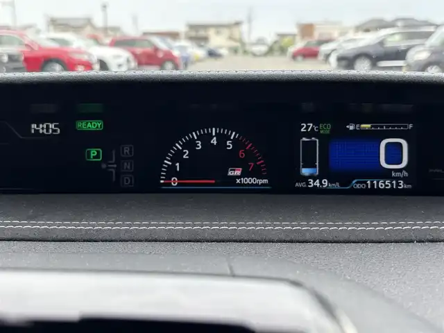 トヨタ プリウス ＰＨＶ S GRスポーツ 大分県 2019(平31)年 11.7万km アティチュードブラックマイカ ・純正ナビ(BT.USB.AUX)/・フルセグテレビ/・バックカメラ/・プリクラッシュセーフティ/・AC100V/・レーダークルーズコントロール/・ETC 2.0/・ドライブレコーダー/・テレビキャンセラー/・前席シートヒーター/・ハーフレザーシート/・オートハイビーム/・オートライト/・ステアリングリモコン/・スマートキー/・プッシュスタート/・GRフロアマット