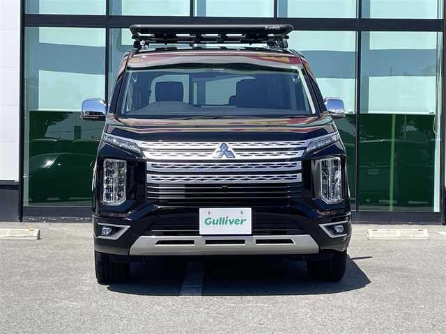 三菱 デリカＤ：５ P 和歌山県 2021(令3)年 6.7万km ダイヤモンドブラックマイカ アルパイン10インチナビ/全方位カメラ/革巻きステアリング/LEDヘッドライト/BSM/両側パワースライドドア/ルーフキャリア/レーダークルーズコントロール/パワーバックドア/両側パワースライドドア/パドルシフト/オートステップ/シートヒーター/ステアリングヒーター/ETC