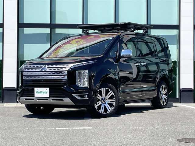 三菱 デリカＤ：５ P 和歌山県 2021(令3)年 6.7万km ダイヤモンドブラックマイカ アルパイン10インチナビ/全方位カメラ/革巻きステアリング/LEDヘッドライト/BSM/両側パワースライドドア/ルーフキャリア/レーダークルーズコントロール/パワーバックドア/両側パワースライドドア/パドルシフト/オートステップ/シートヒーター/ステアリングヒーター/ETC