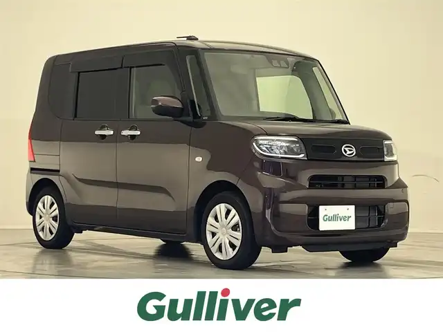 ダイハツ タント X 滋賀県 2022(令4)年 1.8万km プラムブラウンクリスタルマイカ 社外ナビ/Bluetooth/バックカメラ/片側パワースライドドア/ETC/スマートアシスト/・衝突回避支援ブレーキ機能/・衝突警報機能/・ブレーキ制御付呉発進抑制機能/・車線逸脱抑制制御機能/・車線逸脱警報機能/・路側逸脱警報機能/・ふらつき警報/・標識認識機能/LEDヘッドライト/オートライト/D/N席シートヒーター /プッシュスタート /スマートキー/スペアキー
