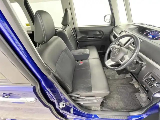 ダイハツ タント カスタムRS トップED LTD SAⅢ 千葉県 2018(平30)年 3.2万km ディープブルークリスタルマイカ スマートアシストIII/衝突軽減ブレーキ/車線逸脱警報機能/誤発進抑制装置/先行車発進お知らせ機能/純正8型ナビ(NSZP-X68D)（CD/DVD/SD/Bluetooth/USB/HDMI）/全方位モニター/フルセグTV/両側電動スライド/シートヒーター/横滑り防止機能/ETC/オートライト/オートハイビーム/LEDライト/フォグライト/ステアリングスイッチ/純正15インチアルミホイール/純正フロアマット
