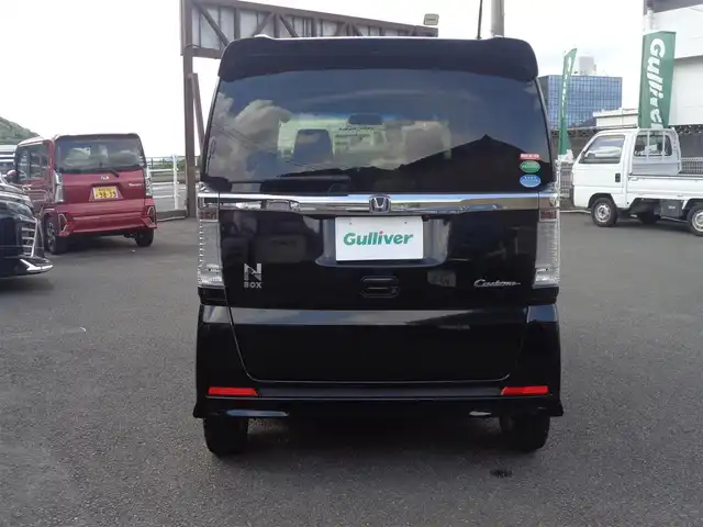 ホンダ Ｎ ＢＯＸ カスタム G Lパッケージ 鹿児島県 2017(平29)年 8.3万km クリスタルブラックパール カロッツェリアナビ　AVIC-RZ720/Bluetooth フルセグＴＶ/バックカメラ/パワースライドドア/ビルトインETC/純正HIDヘッドライト/スマートキー×2