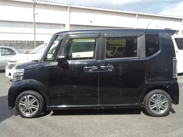 ホンダ Ｎ ＢＯＸ カスタム G Lパッケージ 鹿児島県 2017(平29)年 8.3万km クリスタルブラックパール カロッツェリアナビ　AVIC-RZ720/Bluetooth フルセグＴＶ/バックカメラ/パワースライドドア/ビルトインETC/純正HIDヘッドライト/スマートキー×2