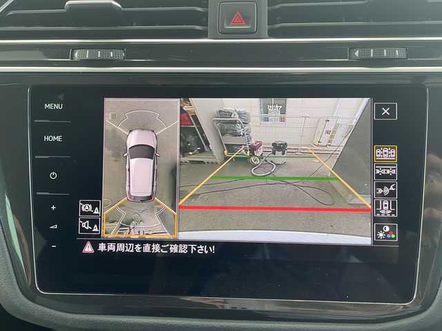 フォルクスワーゲン ティグアン TDI 4モーション Rライン 鳥取県 2020(令2)年 5.1万km オリックスホワイトパールエフェクト ワンオーナー/ディーラー車/オールモード4WD/ハーフレザーシート/スマートキーx２個/パワーテールゲート/バーチャルコックピット/グロスブラック19AW/全方位カメラ/メーカーナビゲーション/プリクラッシュセーフティ/ブラインドスポットモニタリング/レーンデパーチャーアラート/インテリジェントソナー/レーダークルーズコントロール/ドライブレコーダー/LEDヘッドライト/LEDフォグライト/前席シートヒーター/パドルシフト/オーバーヘッドコンソール/フルセグ・Bluetooth/ビルトインETC/保証書・取説