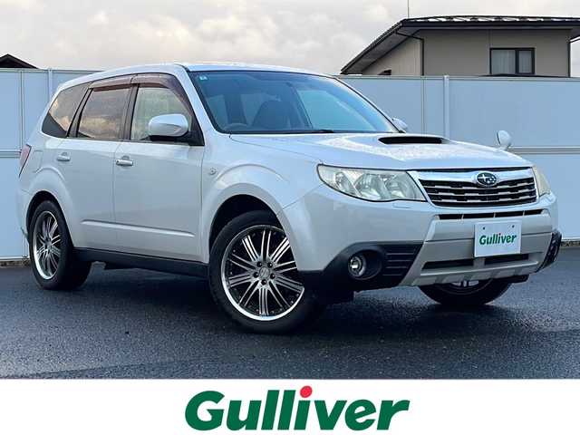 スバル フォレスター 2．0XT プラチナセレクション 岩手県 2008(平20)年 15.6万km サテンホワイトパール サンルーフ　エンジンスターター　純正ＨＤＤナビ　バックカメラ　ＣＤ／ＤＶＤ再生　ＥＴＣ　運転席パワーシート　シートヒーター　ＨＩＤヘッドライト　ドアバイザー　スマートキー　フロントフォグ　１８ＡＷ