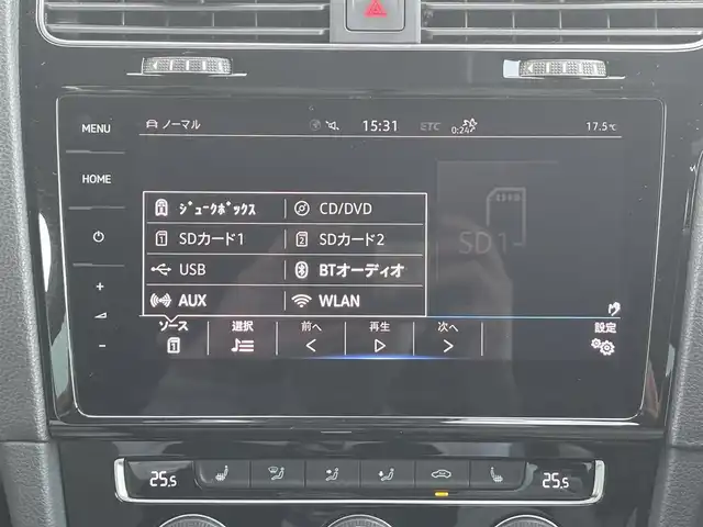 フォルクスワーゲン ゴルフ TSI ハイライン マイスター 奈良県 2020(令2)年 6.8万km ディープブラックパールエフェクト 1オーナー/純正メーカーナビ/BT/CD/USB/DVD/SD/TV/AUX//ブラインドスポットモニター/テレビキャンセラー/レーンキープアシスト/コーナーセンサー/レーダークルコン/リアトラフィックアラート/ETC2.0/バックカメラ/パーキングアシスト/ステアリングスイッチ/パワーシート/レザーシート/シートヒーター/メモリーシート/MTモード付AT/プッシュスタート/オートLEDライト/保証書・取説・スペアキー