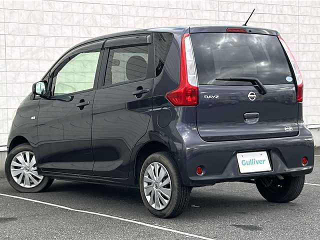 日産 デイズ J 茨城県 2014(平26)年 6.9万km プレミアムパープルP 純正メモリナビ【MM114D-W】/(地デジTV・CD・ラジオ再生)/社外フロアマット/ハロゲンライト/リモコンキー/取扱説明書/保証書