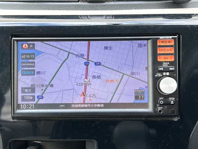 日産 デイズ J 茨城県 2014(平26)年 6.9万km プレミアムパープルP 純正メモリナビ【MM114D-W】/(地デジTV・CD・ラジオ再生)/社外フロアマット/ハロゲンライト/リモコンキー/取扱説明書/保証書