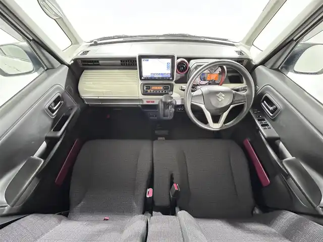 スズキ スペーシア HYBRID X 佐賀県 2018(平30)年 1.5万km ピュアホワイトP 社外8インチナビ/フルセグTV/CD/DVD/Bluetooth/バックカメラ/衝突被害軽減システム/パーキングソナー/横滑り防止装置/オートライト/オートマチックハイビーム/両側パワースライドドア/運転席シートヒーター/後席サンシェード/ETC/ISOFIX対応シート/サーキュレーター/純正ドアバザー/スマートキー/スペアキー×１/プッシュスタート/電動格納ミラー/ウィンカーミラ
