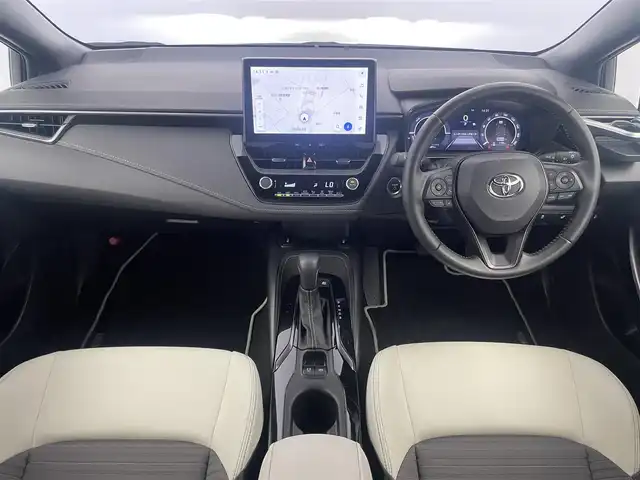 トヨタ カローラツーリング ハイブリッド ダブルバイビー 埼玉県 2023(令5)年 2.6万km プラチナホワイトパールマイカ モデリスタエアロ/Toyota Safety Sense/純正１０．５型ナビ/バックカメラ/地デジＴＶ/ビルトインＥＴＣ２．０/レーダークルーズコントロール/ＢＳＭ/白革レザー/シートヒーター/ステアリングヒーター/純正アルミホイール