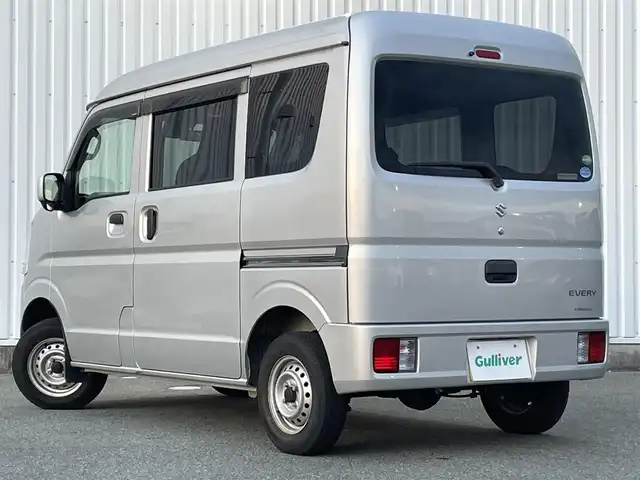 スズキ エブリイ PC リミテッド 福岡県 2018(平30)年 5.9万km シルキーシルバーメタリック ＲＢＳ装着車　/衝突軽減ブレーキ　/横滑り防止装置　/電格ミラー　/オーバーヘッドコンソール　/Ｗエアバック　/社外ドライブレコーダー　/前席パワーウインドウ　/リモコンキー　/純正オーディオ　/ヘッドライトレベライザー