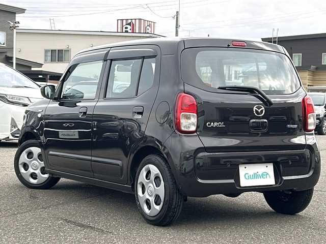 マツダ キャロル ハイブリッドGS 秋田県 2023(令5)年 1.2万km アーバンブラウン 純正ＣＤ/コーナーセンサー/シートヒーター/スペアキー/４ＷＤ/スタッドレスタイヤ積込み/取り扱い説明書
