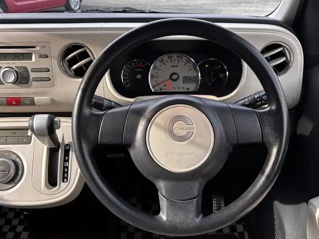 ダイハツ ミラ ココア X 熊本県 2011(平23)年 6.3万km ミストブルーマイカメタリック AM/FM/CD/ベンチシート/純正フロアマット/純正ドアバイザー/ETC/スマートキー