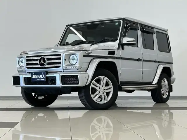 メルセデス・ベンツ ゲレンデヴァーゲン Ｇ３５０ｄ 岡山県 2017(平29)年 5.1万km イリジウムシルバー ラグジュアリーＰＫＧ/・サンルーフ/・レザーシート（全席シートヒーター付き）/harman/kardon/純正ナビ/リアカメラ/サイドステップ/ＡＣＣ/レーダー/ドラレコ/ＥＴＣ/アイドリングストップ/パワーシート/オートライト/デフロック/ローレンジ/2ゾーンエアコン/パドルシフト/フルセグＴＶ/Bluetooth/USB/SD/PDC/BSA