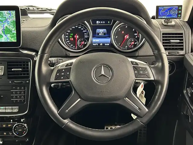 メルセデス・ベンツ ゲレンデヴァーゲン Ｇ３５０ｄ 岡山県 2017(平29)年 5.1万km イリジウムシルバー ラグジュアリーＰＫＧ/・サンルーフ/・レザーシート（全席シートヒーター付き）/harman/kardon/純正ナビ/リアカメラ/サイドステップ/ＡＣＣ/レーダー/ドラレコ/ＥＴＣ/アイドリングストップ/パワーシート/オートライト/デフロック/ローレンジ/2ゾーンエアコン/パドルシフト/フルセグＴＶ/Bluetooth/USB/SD/PDC/BSA