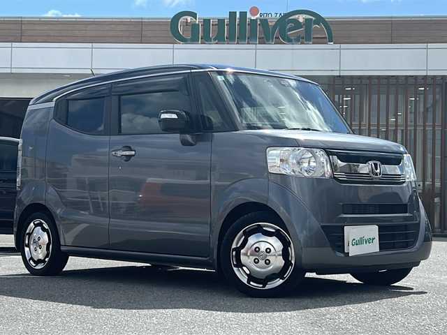 ホンダ Ｎ ＢＯＸ スラッシュ X ターボ インテリアカラー 沖縄県 2019(令1)年 5.7万km ガンＭ／黒 純正ナビ・TV・Bluetooth・CD・DVD/バックカメラ/ドライブレコーダー/クルーズコントロール/オートライト/CTBA/パドルシフト/ステアリングスイッチ/ウッドコンビステアリング/USB入力端子/シートヒーター