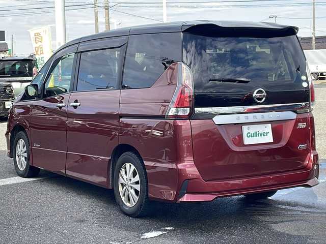 日産 セレナ ハイウェイスター プロパイロットED 新潟県 2017(平29)年 9.9万km マルーンレッド 2トーン 4ＷＤ/メーカー純正ナビ/フルセグＴＶ・Bluetooth接続・CD/ＤＶＤ再生/プロパイロット/クルーズコントロール/後席モニター/両側電動ドア/冬タイヤ４本積載/コーナーセンサー前後/パーキングアシスト/エマージェンシーブレーキ/アイドリングストップ/ＬＥＤヘッドライト/純正フロアマット/ドライブレコーダー/ＥＴＣ