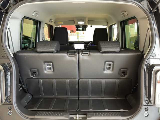 スズキ ハスラー タフワイルド・ターボ 福井県 2024(令6)年 0.6万km オフブルーメタリック/ブラック 2トーン 純正9インチメモリーナビ/フルセグTV/BT/DVD/CD/USB/全方位モニター/セーフティサポート/・アダプティブクルーズコントロール/・デュアルカメラブレーキサポート/・後退時ブレーキサポート/・パーキングセンサー/・車線逸脱抑制機能/・車線逸脱警報機能/・ふらつき警報機能/・先行車発進お知らせ機能/・標識認識機能/・ハイビームアシスト/ETC/シートヒーター/オートライト/LEDヘッドライト/LEDフォグランプ/純正15インチアルミホイール/ルーフレール/MTモード付AT/プッシュスタート/スマートキー×2