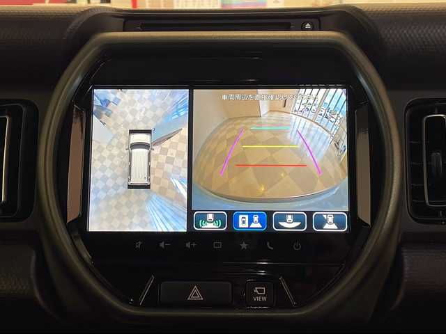 スズキ ハスラー タフワイルド・ターボ 福井県 2024(令6)年 0.6万km オフブルーメタリック/ブラック 2トーン 純正9インチメモリーナビ/フルセグTV/BT/DVD/CD/USB/全方位モニター/セーフティサポート/・アダプティブクルーズコントロール/・デュアルカメラブレーキサポート/・後退時ブレーキサポート/・パーキングセンサー/・車線逸脱抑制機能/・車線逸脱警報機能/・ふらつき警報機能/・先行車発進お知らせ機能/・標識認識機能/・ハイビームアシスト/ETC/シートヒーター/オートライト/LEDヘッドライト/LEDフォグランプ/純正15インチアルミホイール/ルーフレール/MTモード付AT/プッシュスタート/スマートキー×2