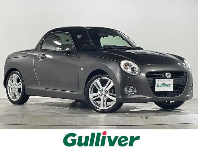 ダイハツ コペン セロS 広島県 2016(平28)年 6.5万km グレー 禁煙車/純正ナビ（NSZN-W66D）/・フルセグ/CD/DVD/Bluetooth/バックカメラ/レカロシート/シートヒーター/ＭＯＭＯステアリング/パドルシフト/ステアリングスイッチ/ＬＥＤヘッドライト/フォグランプ/ユピテル３６０°ドライブレコーダー/ＥＴＣ/スマートキー/プッシュスタート/元色シルバー：カラーコードS28