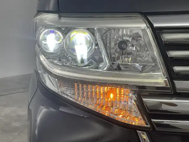 ダイハツ タント カスタム RS トップED SAⅡ 群馬県 2016(平28)年 3.7万km ブラックマイカメタリック 純正ナビ　バックカメラ　両側パワースライドドア　衝突軽減システム　レーンアシスト　横滑り防止　オートライト　LEDヘッドライト　純正アルミホイール　スマートキー　プッシュスタート　禁煙車