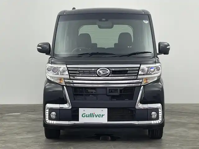 ダイハツ タント カスタム RS トップED SAⅡ 群馬県 2016(平28)年 3.7万km ブラックマイカメタリック 純正ナビ　バックカメラ　両側パワースライドドア　衝突軽減システム　レーンアシスト　横滑り防止　オートライト　LEDヘッドライト　純正アルミホイール　スマートキー　プッシュスタート　禁煙車