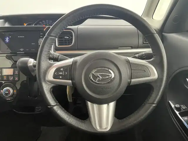 ダイハツ タント カスタム RS トップED SAⅡ 群馬県 2016(平28)年 3.7万km ブラックマイカメタリック 純正ナビ　バックカメラ　両側パワースライドドア　衝突軽減システム　レーンアシスト　横滑り防止　オートライト　LEDヘッドライト　純正アルミホイール　スマートキー　プッシュスタート　禁煙車