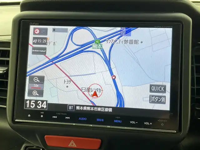 ホンダ Ｎ ＢＯＸ カスタム G SSパッケージ 熊本県 2017(平29)年 8.8万km クリスタルブラックパール 純正ナビ（CD・DVD・フルセグ・BT・ipod）/バックカメラ　/片側パワースライドドア　/ビルトインＥＴＣ　/横滑り防止/ドアバイザー/純正フロアマット/純正１４インチAW/オートライト/HIDライト/フォグランプ/スマートキー/プッシュスタート/保証書/取扱説明書