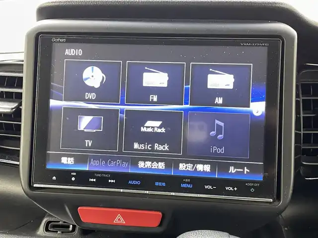 ホンダ Ｎ ＢＯＸ カスタム G SSパッケージ 熊本県 2017(平29)年 8.8万km クリスタルブラックパール 純正ナビ（CD・DVD・フルセグ・BT・ipod）/バックカメラ　/片側パワースライドドア　/ビルトインＥＴＣ　/横滑り防止/ドアバイザー/純正フロアマット/純正１４インチAW/オートライト/HIDライト/フォグランプ/スマートキー/プッシュスタート/保証書/取扱説明書