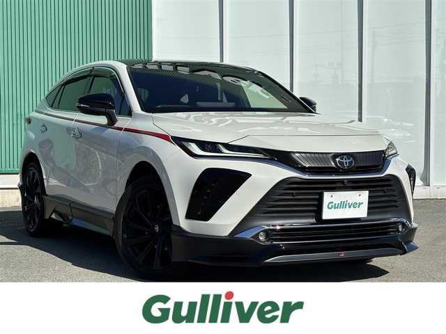トヨタ ハリアー Z レザーパッケージ 福岡県 2021(令3)年 2.1万km ホワイトパールクリスタルシャイン 純正ナビ(フルセグテレビ・FM・AM・BT)/前席パワーシート/前席シートヒーター/前席エアシート/クルーズコントロール/純正エアロ/サンルーフ/ETC2.0/パワーバックドア/プッシュスタート
