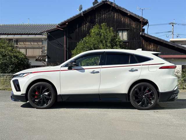 トヨタ ハリアー Z レザーパッケージ 福岡県 2021(令3)年 2.1万km ホワイトパールクリスタルシャイン 純正ナビ(フルセグテレビ・FM・AM・BT)/前席パワーシート/前席シートヒーター/前席エアシート/クルーズコントロール/純正エアロ/サンルーフ/ETC2.0/パワーバックドア/プッシュスタート