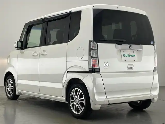 ホンダ Ｎ ＢＯＸ ＋ G ターボパッケージ 愛知県 2013(平25)年 7万km プレミアムホワイトパール 純正ナビ　地デジＴＶ　ＤＶＤ再生　バックカメラ　ＵＳＢポート　ＥＴＣ　ドラレコ　両側電動スライドドア　オートクルーズコントロール　純正フロアマット　オートエアコン　プッシュスタート　スマートキー　禁煙