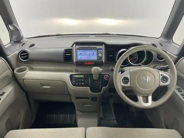 ホンダ Ｎ ＢＯＸ ＋ G ターボパッケージ 愛知県 2013(平25)年 7万km プレミアムホワイトパール 純正ナビ　地デジＴＶ　ＤＶＤ再生　バックカメラ　ＵＳＢポート　ＥＴＣ　ドラレコ　両側電動スライドドア　オートクルーズコントロール　純正フロアマット　オートエアコン　プッシュスタート　スマートキー　禁煙