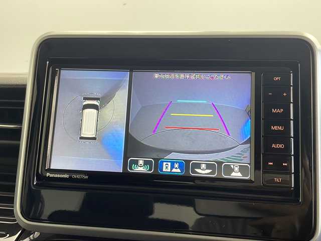 スズキ スペーシア カスタム HYBRID XS 茨城県 2022(令4)年 4.4万km ムーンライトバイオレットPM ヘッドアップディスプレイ/レーダークルーズコントロール/シートヒーター/後席サーキュレーター/純正ＳＤナビ（ＣＮ－ＲＺ７７５Ｗ）/ステアリングスイッチ/ビルトインＥＴＣ/両側パワースライドドア/前方位カメラ/純正ＡＷ/ＬＥＤライト