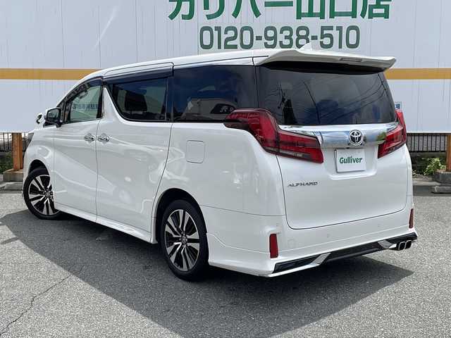トヨタ アルファード S Cパッケージ 山口県 2021(令3)年 4.2万km ホワイトパールクリスタルシャイン ワンオーナー/サンルーフ/純正ナビ/DVD/CD/BT/USB/Miracast/フルセグTV/純正フリップダウンモニター/バックカメラ/両側パワースライドドア/パワーバックドア/純正LEDヘッドライト/純正フォグランプ/オートライト/オートハイビーム/純正１８インチアルミホイール/モデリスタエアロ/黒レザーシート/前席/セカンドパワーシート(右前メモリー付き)/前席シートヒーター/エアシート/ウッドコンビステアリング/ステアリングヒーター/クルーズコントロール/デジタルインナーミラー/衝突被害軽減ブレーキ/LKA/BSM/横滑り防止/コーナーセンサー/オートパーキングホールド/スマートキー×２/ビルトインETC/ドライブレコーダー/純正フロアマット/純正ドアバイザー/電動格納ウインカードアミラー（オート機能付き)