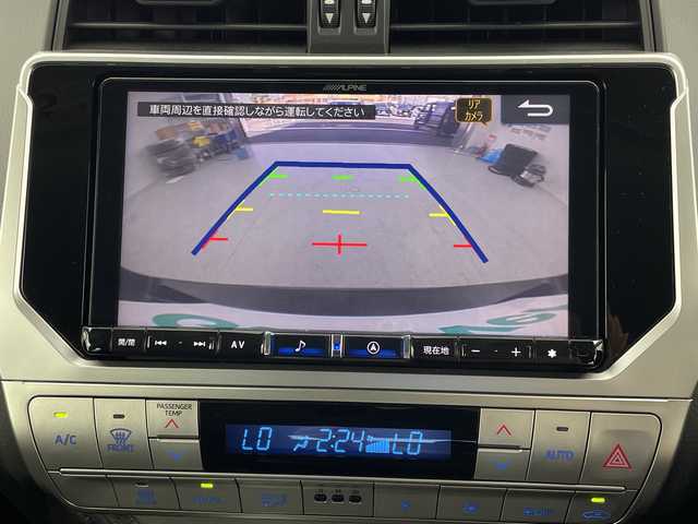トヨタ ランドクルーザー プラド TX 愛知県 2023(令5)年 1.2万km アティチュードブラックマイカ アルパインナビ/・フルセグテレビ/・CD/DVD/・Bluetooth/バックカメラ/フリップダウンモニター(アルパイン)/追従型クルーズコントロール/ETC/４WD/オートライト/オートハイビーム/スマートキー/プッシュスタート/電動格納ミラー/カーテンエアバッグ/ウォークスルー/コーナーセンサー/LEDヘッドライト