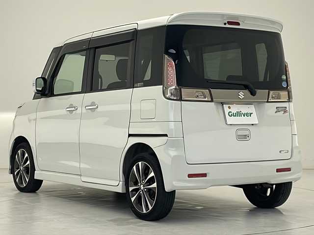 スズキ スペーシア カスタム Z ターボ 沖縄県 2017(平29)年 7.6万km クリスタルホワイトP ワンオーナー/純正ナビ/　(CD/BT/USB/iPod/フルセグTV)/全方位モニター/ドライブレコーダー（DRY-ST700）/片側パワースライドドア/ビルトインETC/クルーズコントロール　/アイドリングストップ/シートヒーター/HIDヘッドライト/オートライト/純正15インチAW/プッシュスタート/スマートキ―/保証書/取扱説明書