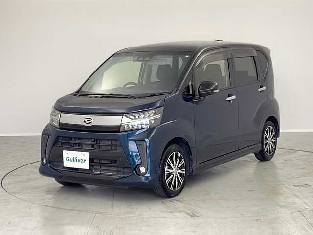 ダイハツ ムーヴ カスタム X LTD SAⅢ 茨城県 2019(令1)年 4.3万km ブラックマイカメタリック/レーザーブルークリスタルシャイン 2トーン スマートアシスト/純正SDナビ/　　CD/DVD/BT/フルセグ/アラウンドビューモニター/LEDオートライト/シートヒーター/純正14インチアルミホイール/ステアリングスイッチ/アイドリングストップ/USBポート/ETC/禁煙車