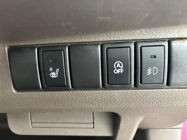 スズキ ＭＲワゴン Wit XS 富山県 2014(平26)年 9.1万km カシスピンクパールメタリック 4WD/社外ナビ（AM/FM/CD/DVD/SD/AUX/BT）/フルセグTV/バックカメラ/レザー調表皮シート/運転席シートヒーター/スマートキー×２/プッシュスタート/HIDヘッドライト/フォグランプ/オートライト/ドアバイザー/ステアリングリモコン/アイドリングストップ/純正14インチAW
