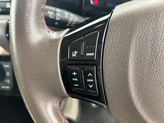 スズキ ＭＲワゴン Wit XS 富山県 2014(平26)年 9.1万km カシスピンクパールメタリック 4WD/社外ナビ（AM/FM/CD/DVD/SD/AUX/BT）/フルセグTV/バックカメラ/レザー調表皮シート/運転席シートヒーター/スマートキー×２/プッシュスタート/HIDヘッドライト/フォグランプ/オートライト/ドアバイザー/ステアリングリモコン/アイドリングストップ/純正14インチAW