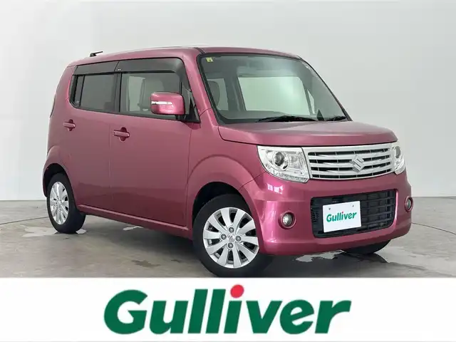 スズキ ＭＲワゴン Wit XS 富山県 2014(平26)年 9.1万km カシスピンクパールメタリック 4WD/社外ナビ（AM/FM/CD/DVD/SD/AUX/BT）/フルセグTV/バックカメラ/レザー調表皮シート/運転席シートヒーター/スマートキー×２/プッシュスタート/HIDヘッドライト/フォグランプ/オートライト/ドアバイザー/ステアリングリモコン/アイドリングストップ/純正14インチAW